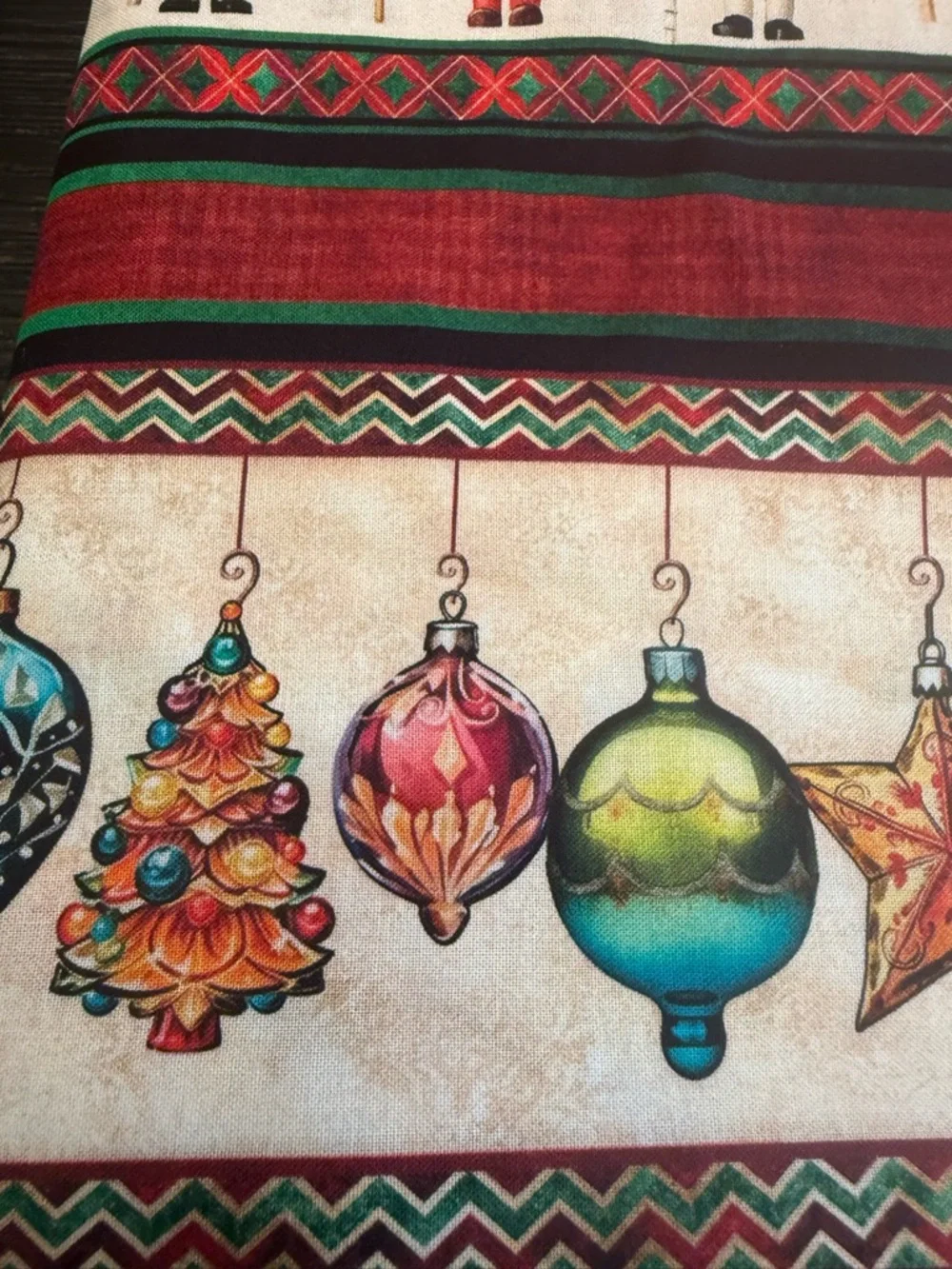 Christmas Holiday Fabric Crafting DIY Nutcrackers Ornaments Vintage Look Fabric
